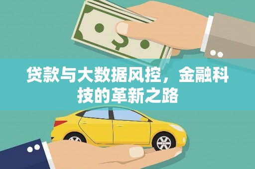 南康贷款与大数据风控，金融科技的革新之路