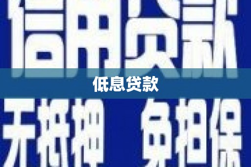 通海低息贷款