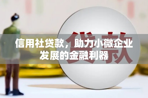 丹徒信用社贷款，助力小微企业发展的金融利器