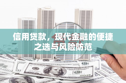 丰县信用贷款，现代金融的便捷之选与风险防范