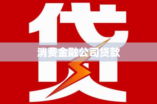 南康消费金融公司贷款
