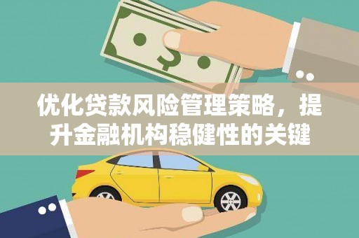 芮城优化贷款风险管理策略，提升金融机构稳健性的关键