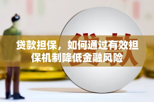 息县贷款担保，如何通过有效担保机制降低金融风险
