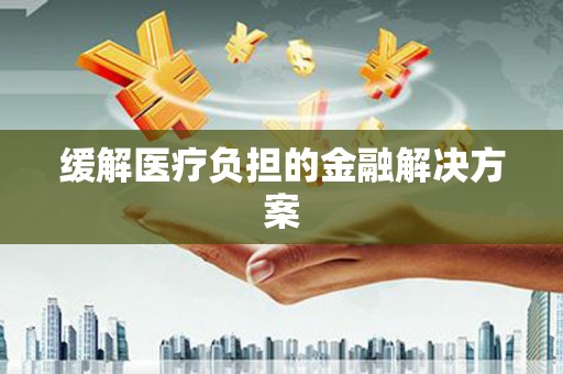 埔里缓解医疗负担的金融解决方案