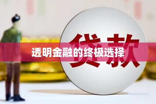 巴马透明金融的终极选择