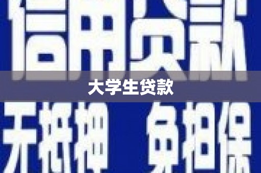 港南大学生贷款
