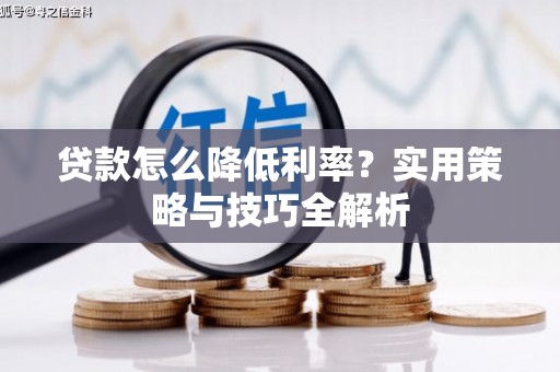 旬阳贷款怎么降低利率？实用策略与技巧全解析